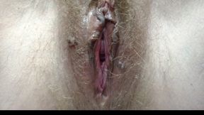 The Thong on Her Asshole Drowned and Won't Let Her Fuck Her Pussy Freely