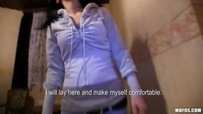 Public Pickups - Naughty Brunette Maja Gives Furious Blowjob POV Then Rides Martin for a Deep Creampie