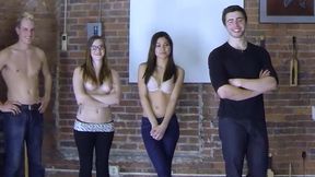 Strip Screw Your Neighbor strip game with a group of friends