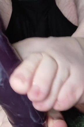 Stepdaddy Gives a Foot Job