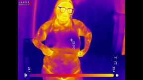 Sports Bra Try-on, Boob Bounce Tests, Naked Twerk Tease Thermal POV