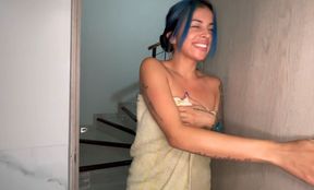 Dont Look Through the Bathroom Door Me in the Shower