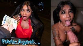 Public Sex Sexy Asiatin mit fantastischen Titten und Arsch verführt von seinem Rizz