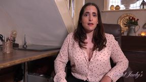 Auntjudys - Your Busty MILF Boss Lorelei Sucks Your Cock at the Office (pov)