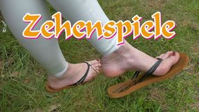 Zehenspiele - Toes games