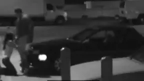 Sexy Girlfriend Gives Him a Blowjob Right There In The Parking Lot