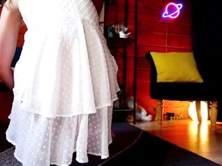 SOLO WOMAN'S FEET WISH HIGH HEELS IN DELICATE SURRENDER