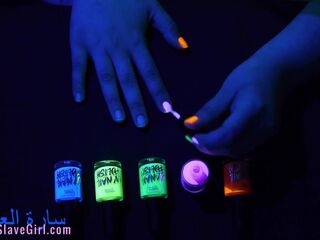 Relaxing & Chill Hand - Fingernail Painting