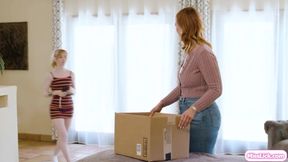 Busty lesbian stepmom ass licking petite teen 18+ stepdaughter