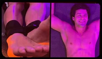 Aldo's Bound Tickling Torment: Sensual Feet and Toes Play