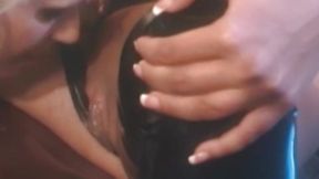 Latex suit busty babes intense pussy&#x270C; fingering&#x1F449; and rimming