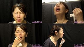 Chisato Shoda - CLOSE-UP of Japanese cute girl SNEEZING - 1080p