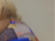 TS chazsity  cheeks stick thick as a butt plug in her booty to open it up