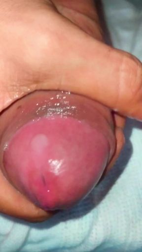 Big Cock Busts Early - Juicy Cumshot Replay and Slow Jerk in Boxers