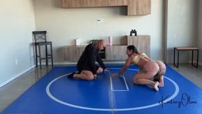 Kortney Olson vs Kris - Competitive Wrestling II - UltraHD (MP4)