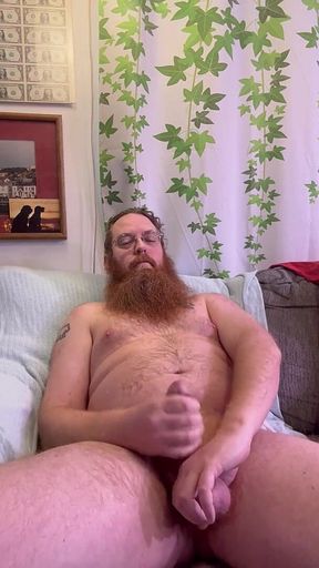 Naked Self Piss and Cum