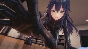 Leather Giantess Boot Crush POV Domination Kneeling Tease to Standing Stomp