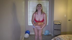 Balloon fun with Kendra