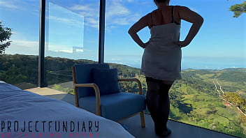 super curvy secretary in silk dress has sex with boss on top of the world - projectfundiary