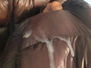 Cum my Puffy down jacket