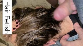 ( Ep 20 ) ASMR BLONDE HAIRJOB BLOWJOB â€“ HUGE LOAD NEAR EAR ON SILKY HAIR 4K