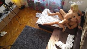 behind the scenes of busty blonde kyra hot massage & fuck