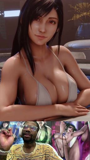 Big Huge Milky Breast Ass Tifa Shows You Her Tasty Milkies