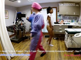 Nikki Star recent Student Gyn Exam by Doctor Tampa & Nurse Lyle Caught on Camera solely @GirlsGoneGynoCom