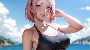 Sakura Helps You To Study Your Chakra - Naruto Joi