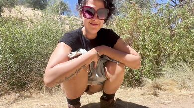 Pissy mommy outdoor hiking