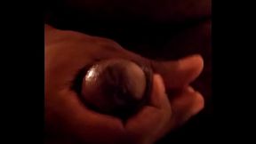 Beating dick standing up