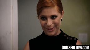 Naughty Penny Pax gets licked by Chanel Preston and Adria Rae