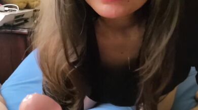 Teen girl gets fucked doggy style until her tight cunt gushes white cream
