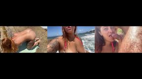 fui passear na praia de nudismo na intencao de chupar umas pica dura