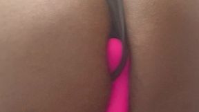black mature muscle butt slut vibrating toy cum