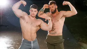 Muscle Men Next Door: Collin Johnnys Steamy Workout Turned Night Passion – 18+