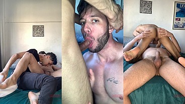 Magrelo com os pés fedorentos
