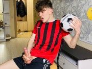 Amazing Strong ORGASM, After Hard Football Training / FIFA / Young / Hot