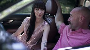 ”Suspicious stepfather fucks his stepsons big ass teen Girlfriend outdoors”