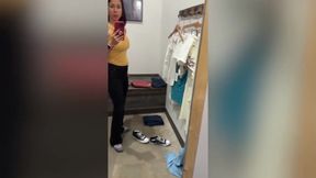 Big Tits Babe In Dressing Room Try On, Nude At Home, Cum On Ass, Bare Feet &amp; Soles With Lelu Love