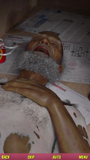 Hot wife trying to help old man so she plays with his big cock   Clip 1