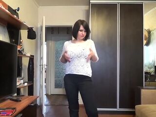 Stripping and banging my vagina with wild bang mashine JOI