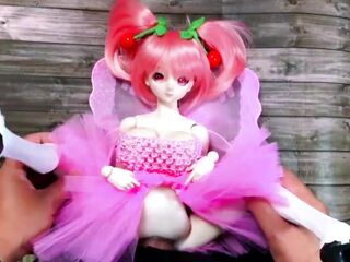 Mini doll pink hair