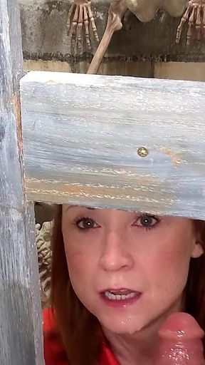 Sucking off the Prison Guard