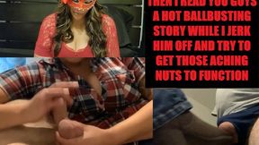 CLANGING HIS COWBELLS & HANDJOB BALLBUSTING STORY TIME 1