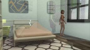 Stepdad creampie Stepdaughter after sharing the same bed because she was afraid of being alone - Porn Video Taboo