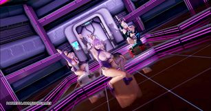 PinkCat striptease - Nyotengu, Ayane, Kasumi, Marie Rose, Honoka, Mai Shiranui DOA erotic dance