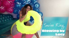 Lucy Blowing Green Swim Ring - 4K