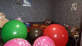 i burst with a needle big balloons