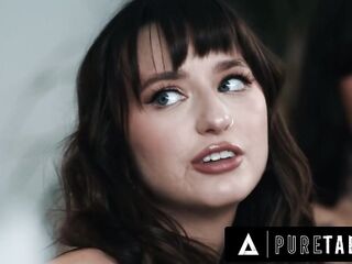 PURE TABOO River Lynn's Twisted Stepparents Entice Compliant Bestie Lana Smalls Behind Her Back